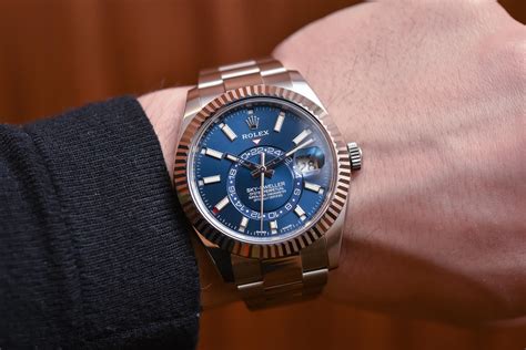 rolex sky dweller unboxing|rolex sky dweller price chart.